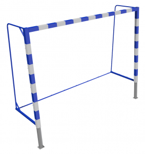 Ворота для гандбола и минифутбола закрепленные (без сетки) - fgospostavki.ru - Белово