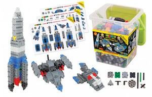 Конструктор Космические корабли "Экстра" (334 детали) - fgospostavki.ru - Белово