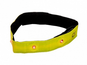 Световозвращающий светодиодный браслет на текстильной застежке - fgospostavki.ru - Белово