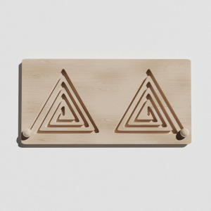 Такт-панель «Треугольный лабиринт №14» - fgospostavki.ru - Белово