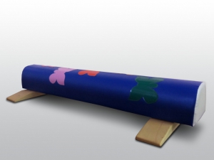 Бревно гимнастическое напольное мягкое (1,5 метра, с опорами) - fgospostavki.ru - Белово