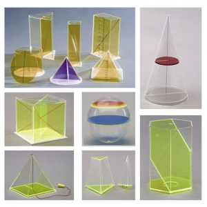 Базовый набор прозрачных геометрических тел с сечениями - fgospostavki.ru - Белово