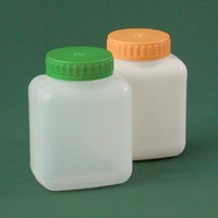 Банка прямоугольная 500 мл белая с крышкой и прокладкой - fgospostavki.ru - Белово