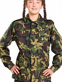 Костюм детский военно-полевой зелёный кмф - fgospostavki.ru - Белово