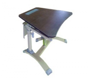 Стол ученический регулируемый трапецевидный с перфорированным экраном на плоскоовальной трубе. (1 элемент) - fgospostavki.ru - Белово
