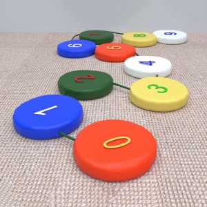 Игровой набор Цифры-шагайка - fgospostavki.ru - Белово