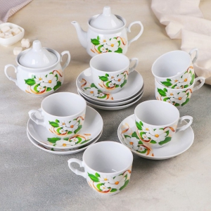 Сервиз чайный на 6 персон - fgospostavki.ru - Белово