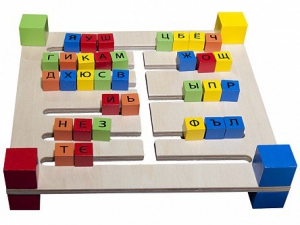 Фронтальное наглядное игровое пособие "Двухсторонний русский алфавит" - fgospostavki.ru - Белово