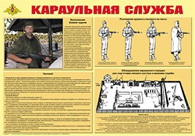 Плакат "Караульная служба" - fgospostavki.ru - Белово