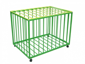 Контейнер для мячей на колесиках (разборный с крышкой) - fgospostavki.ru - Белово