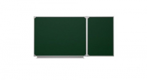 Меловая доска аудиторная двухэлементная магнитная зеленая полимерная (2250*1000) - fgospostavki.ru - Белово