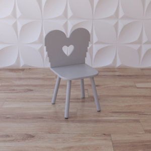 Стул «Ангельское сердечко» белый - fgospostavki.ru - Белово