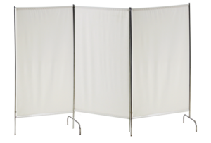 Ширма медицинская из нержавеющей стали без колес 3 секции - fgospostavki.ru - Белово