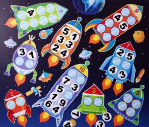 Магнитная доска "Ракеты" - fgospostavki.ru - Белово