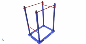 Перекладина четверная для подтягивания (ГТО) - fgospostavki.ru - Белово