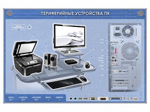 Электрифицированный информационный стенд-тренажер "Периферийные устройства персонального компьютера" с функцией контроля и обучения - fgospostavki.ru - Белово