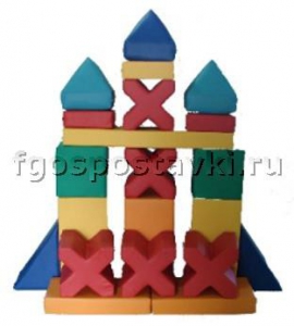 Мягкий модуль-конструктор "Башня" (21 элемент) - fgospostavki.ru - Белово