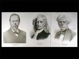 Стенд - портреты физиков (35 штук, формат А3) - fgospostavki.ru - Белово