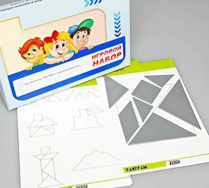 Игровой набор "Танграм" (с комплектом карточек) - fgospostavki.ru - Белово