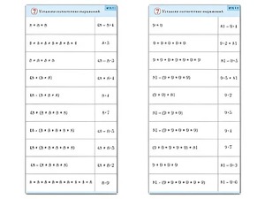 Комплект карточек (10) "Обучающий калейдоскоп. Умножение на 7, 8 и 9" - fgospostavki.ru - Белово