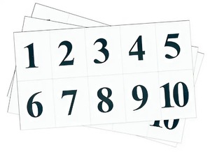 Набор цифр от 1 до 10 (для начальной школы) - fgospostavki.ru - Белово