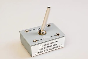 Выключатель двухполюсный (демонстрационный) - fgospostavki.ru - Белово