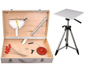 Комплект приборов и инструментов топографических (демонстрационные) - fgospostavki.ru - Белово