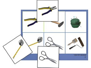 Логопедическое лото "Инструменты" (4 планшета, 24 карточки, цветное, ламинированное) - fgospostavki.ru - Белово