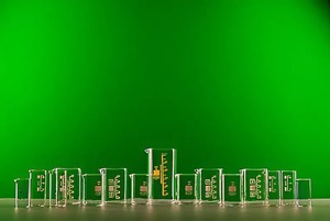 Комплект стаканов химических стеклянных (15 штук) - fgospostavki.ru - Белово