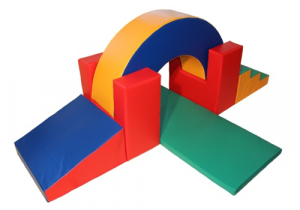 Модуль-трансформер № 3.1 (с полукольцом и ступенькой), 6 элементов - fgospostavki.ru - Белово