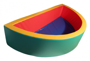 Бассейн с шариками полукруглый (без рисунка) - fgospostavki.ru - Белово