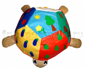 Дидактический чехол к черепахе «Весёлый огород» Д=100 см - fgospostavki.ru - Белово