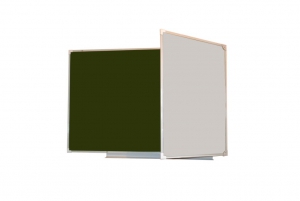 Доска аудиторная двухэлементная магнитная комбинированная эмалированная (2250*1000) - fgospostavki.ru - Белово