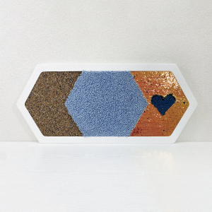 Декоративная тактильная панель 3в1 - «Пробка, Ворс, Пайетка» - fgospostavki.ru - Белово