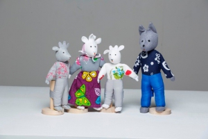 Шагающий театр "Волк и козлята" (4 персонажа) - fgospostavki.ru - Белово