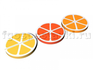 Мат "Дольки апельсина, грейпфрута" - fgospostavki.ru - Белово