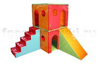 Домик игровой двухэтажный (комплект) - fgospostavki.ru - Белово
