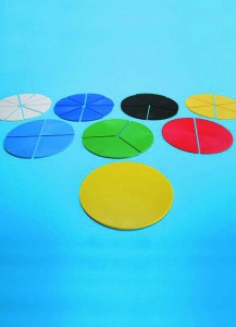 Набор пластин для представления дробей в виде кругов - fgospostavki.ru - Белово