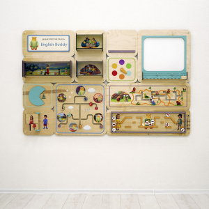 «English Buddy» - Дидактическая настенная панель для кабинета Английского языка - fgospostavki.ru - Белово