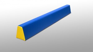 Бревно гимнастическое, мягкое в форме трапеции (2,5м) - fgospostavki.ru - Белово