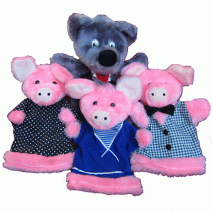 Набор перчаточных кукол "Три поросенка" - fgospostavki.ru - Белово