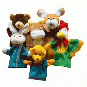 Набор перчаточных кукол "Зайкина избушка" - fgospostavki.ru - Белово