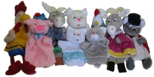 Набор перчаточных кукол "Кошкин дом" - fgospostavki.ru - Белово