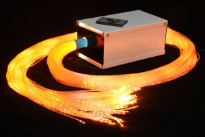 Пучок фибероптических волокон с боковым точечным свечением «Звёздный дождь» 200х2 м в комплекте с источником света - fgospostavki.ru - Белово