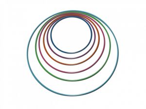 Обруч гимнастический стальной окрашенный утяжеленный (900 миллиметров, 1050 грамм) - fgospostavki.ru - Белово