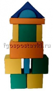 Мягкий модуль-конструктор "Городок" (12 элементов) - fgospostavki.ru - Белово