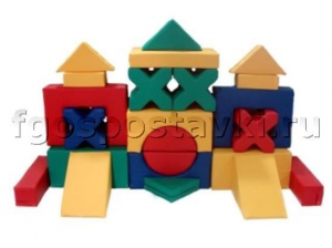 Мягкий модуль-конструктор "Городок" (23 элемента) - fgospostavki.ru - Белово