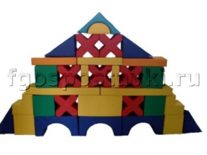 Мягкий модуль-конструктор "Городок" (32 элемента) - fgospostavki.ru - Белово