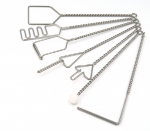 Постановочные зонды на витых ручках с колечком (шариковый зонд на витой ручке). Комплект из 7 зондов - fgospostavki.ru - Белово