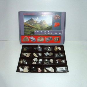 Демонстрационная коллекция "Минералы и горные породы" (40 видов) - fgospostavki.ru - Белово